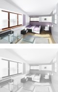 Interior design of an apartment