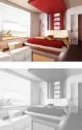 Design of the master bedroom