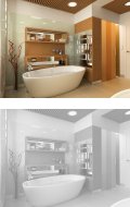 Design of the bathroom